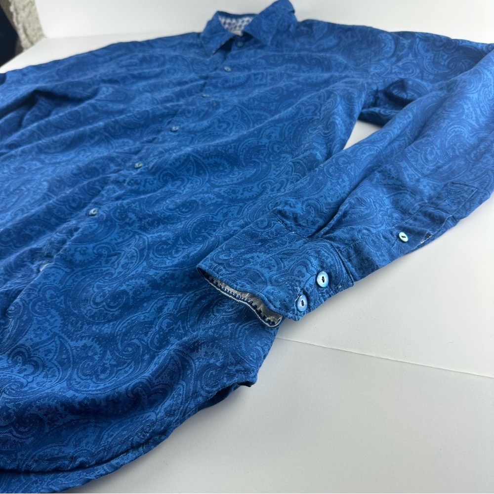 Robert Graham Floral Western Flip Cuff Long Sleeve Button Shirt